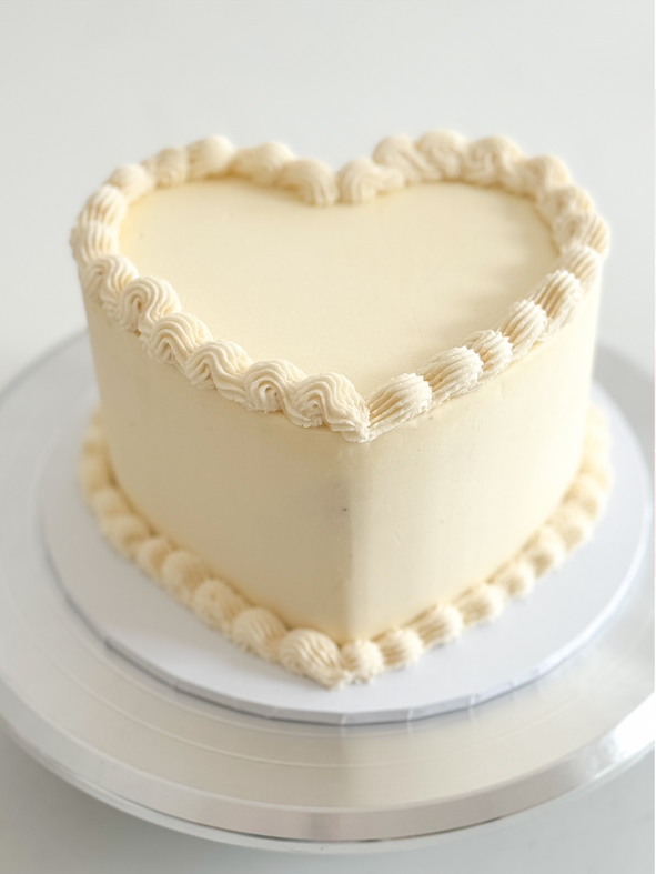 Vintage Heart Cake