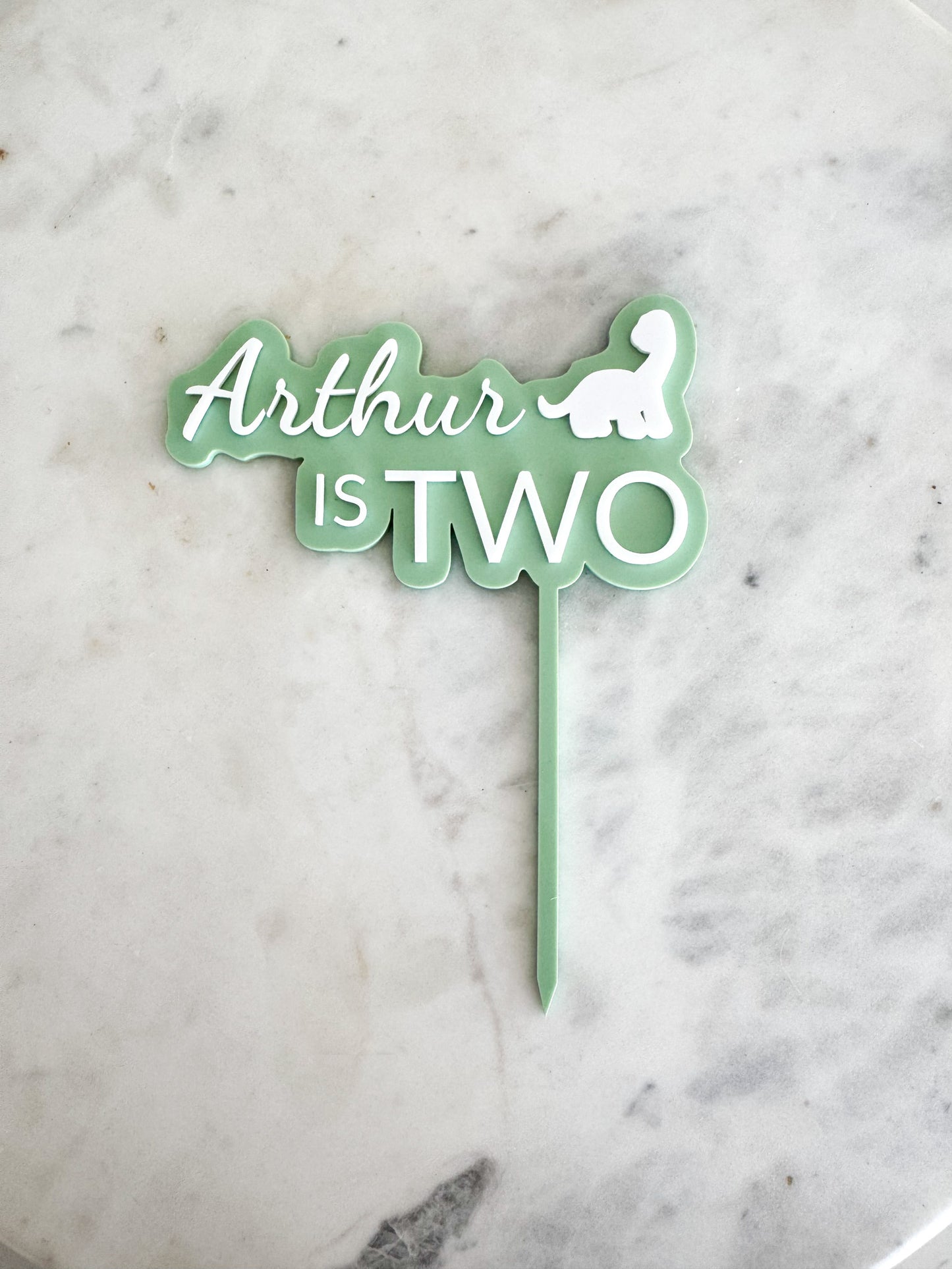 Dinosaur birthday topper